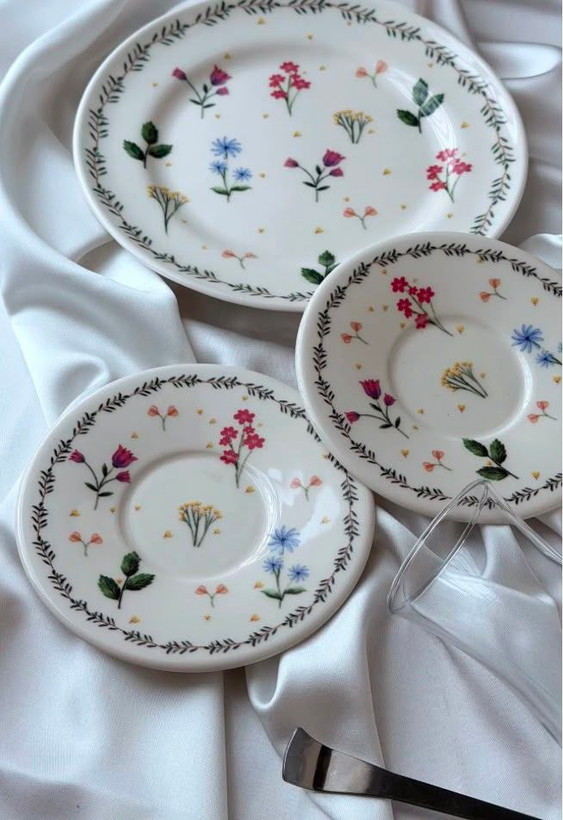 ست چای خوری و کیک خوری ۱۸پارچه ترک